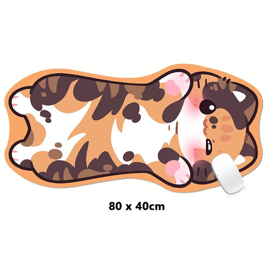 Mousepad Gatitos Kawaii variedades 80x40cm