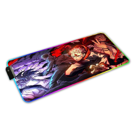 Mousepad Gaming Led RGB  90x40cm 4mm Jujutsu Kaisen Itadori