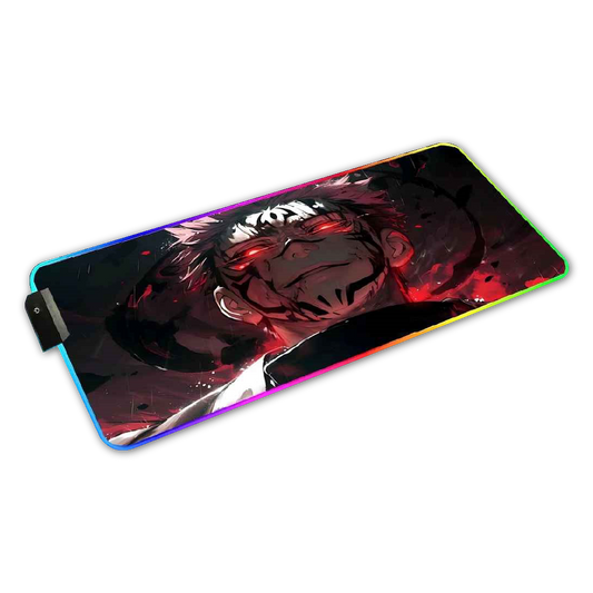 Mousepad Gaming Led RGB 90x40cm 4mm Jujutsu Kaisen Sukuna