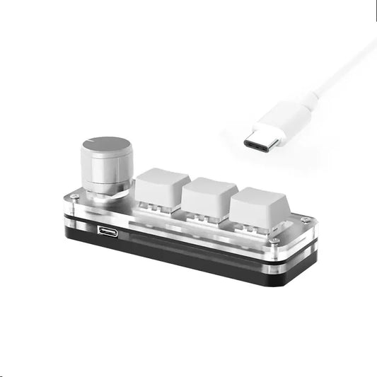 Macropad RGB Mini con Perilla Switches Red Hotswap