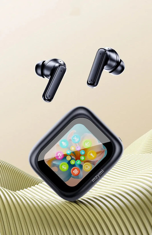 Audífonos Mzymi E18 Pro Bluetooth 5.4 Pantalla Touch y Traductor