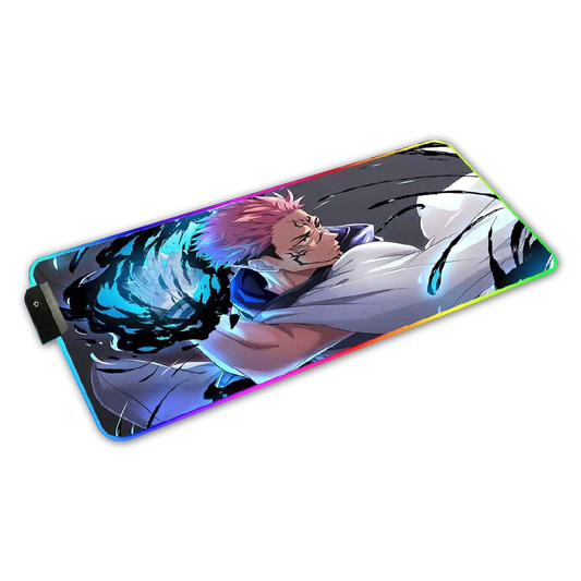 Mousepad Gaming Led RGB  90x40cm 4mm Jujutsu Kaisen Sukuna v1