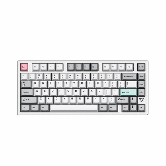 Teclado Gamer VXE ATK V75X RGB Hotswap Flash Silver