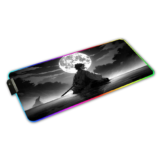 Mousepad RGB  90x30cm 4mm  Anime Demon Slayer Tanjiro Kamado Luna