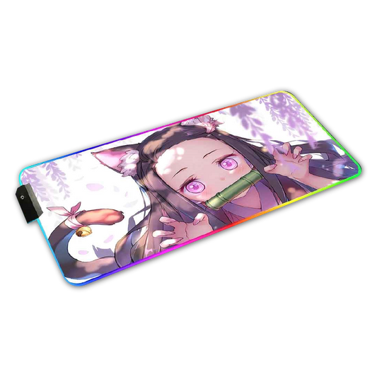 Mousepad RGB 90x30cm 4mm Anime Demon Slayer Nezuko