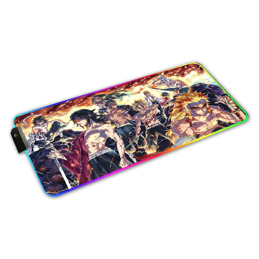 Mousepad RGB  90x30cm 4mm  Anime Demon Slayer team