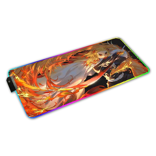 Mousepad RGB  90x30cm 4mm  Anime Demon Slayer Kyōjurō Rengoku