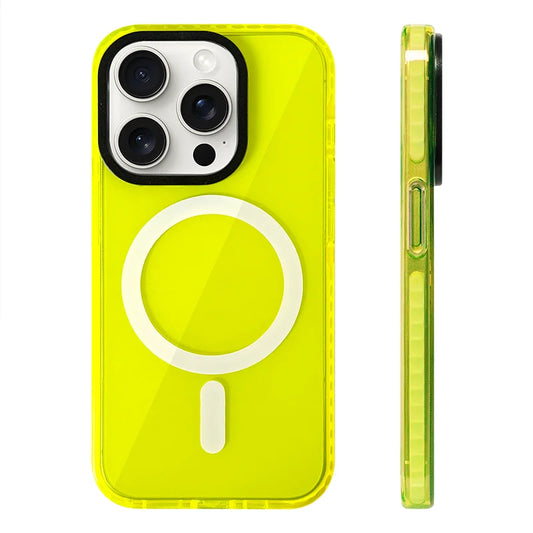 Funda Neón Transparente para iPhone serie 11 hasta 13 Pro Max