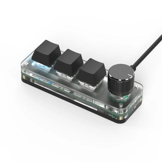 Macropad RGB Mini con Perilla Switches Red Hotswap