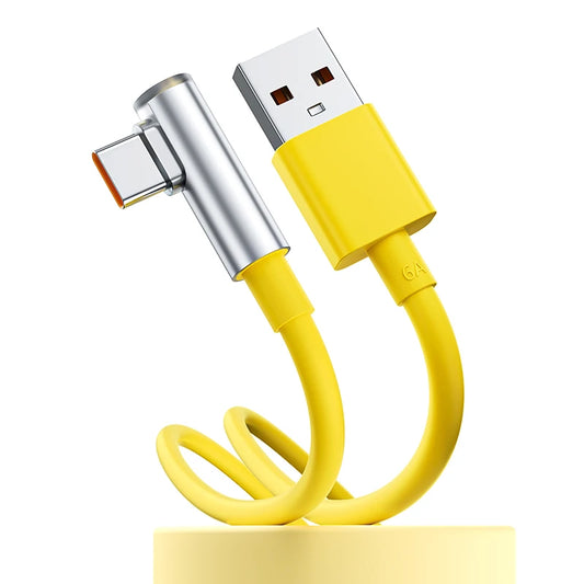 Cable L USB tipo C de carga rápida 6A 120W