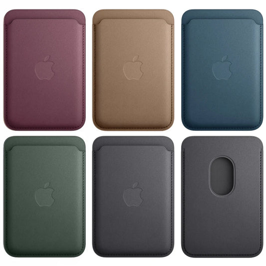 Billetera Tarjetero de Cuero Apple Magsafe para iPhone 12 hasta 16 Pro Max