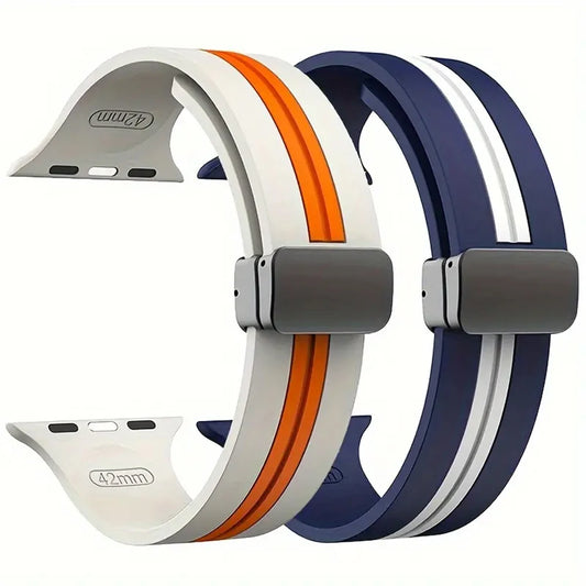 Correa de silicona para Apple Watch serie 10 9 8 7 6 5 Ultra SE 2