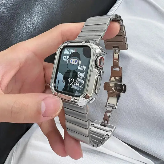 Correa de Acero inoxidable para Apple Watch Series 10 9 Ultra