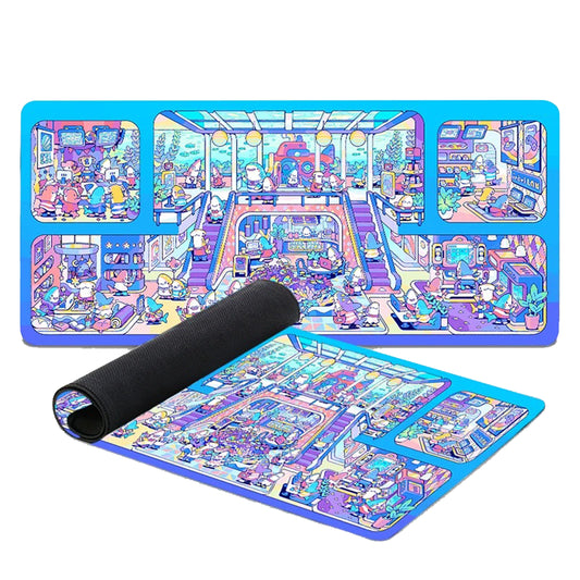 Mousepad XXL Kawaii Tiburón Gamer